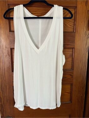 Free People V-Neck Sleeveless Tank Top, XL